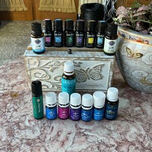Young Living Essential Oil with Davina oils and misc brands. 16 in total.